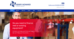 Desktop Screenshot of henryhowardfinance.co.uk